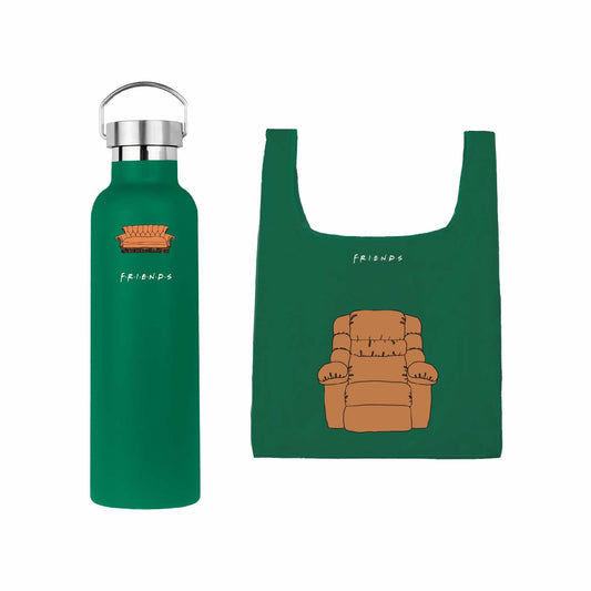 Bundle - 700 ml Metal Handle & Reversible Tote to Lanyard - Sofa